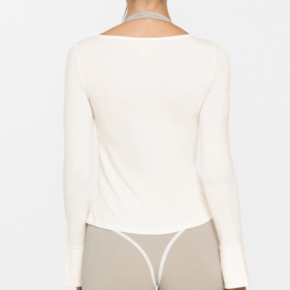 NAMA Body Bamboo™ Tie Front Long Sleeve - Picture 4 of 4